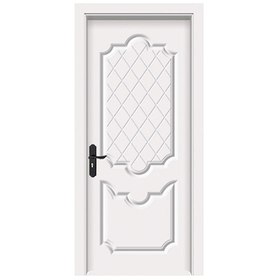 白色现代简约实木门